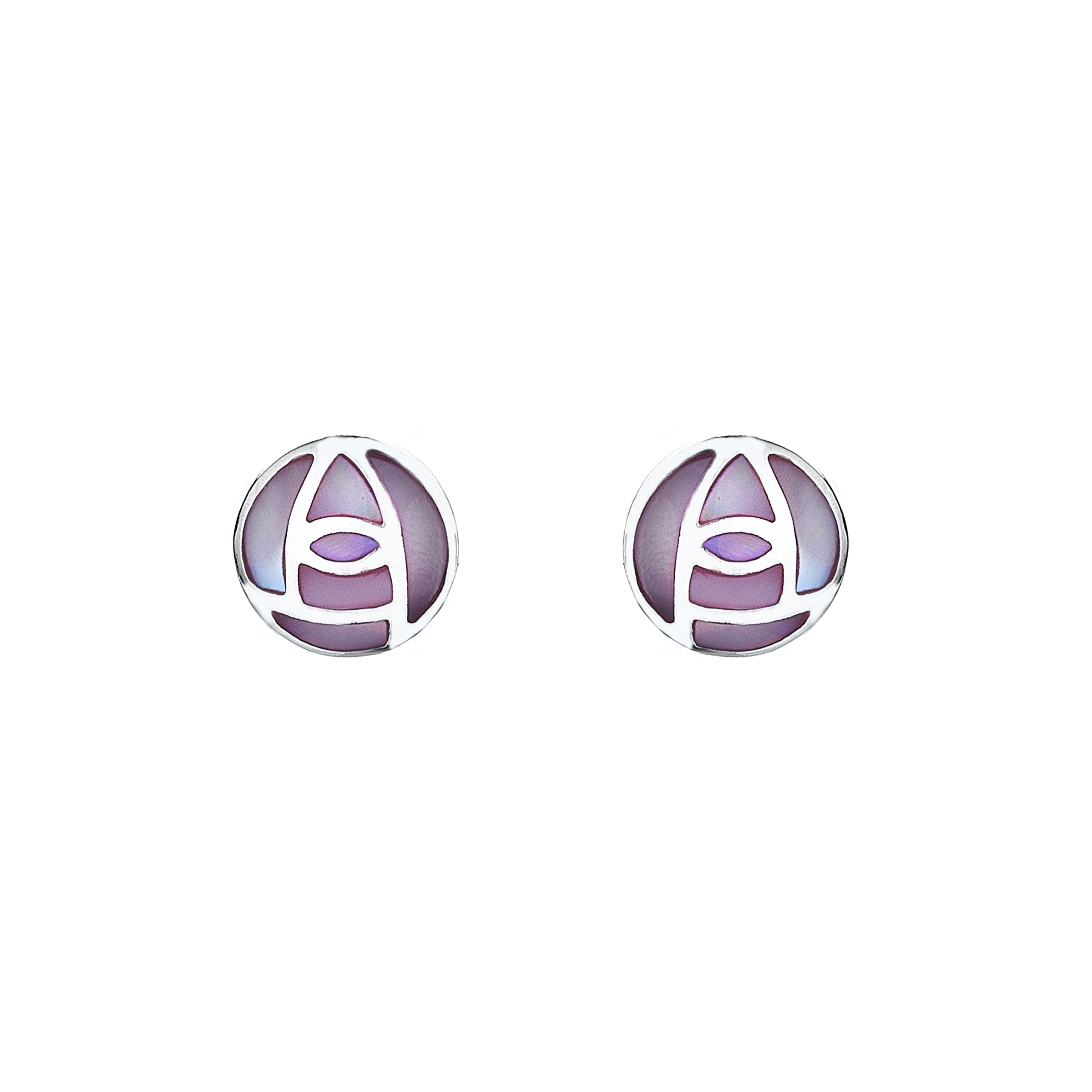 Petite Pink Rose Studs